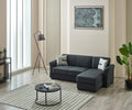 Grey Flamingo Corner Sofa Bed from Kensley Home