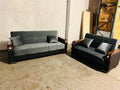 Grey Malta Sofa Bed with Storage from Kensley Home
