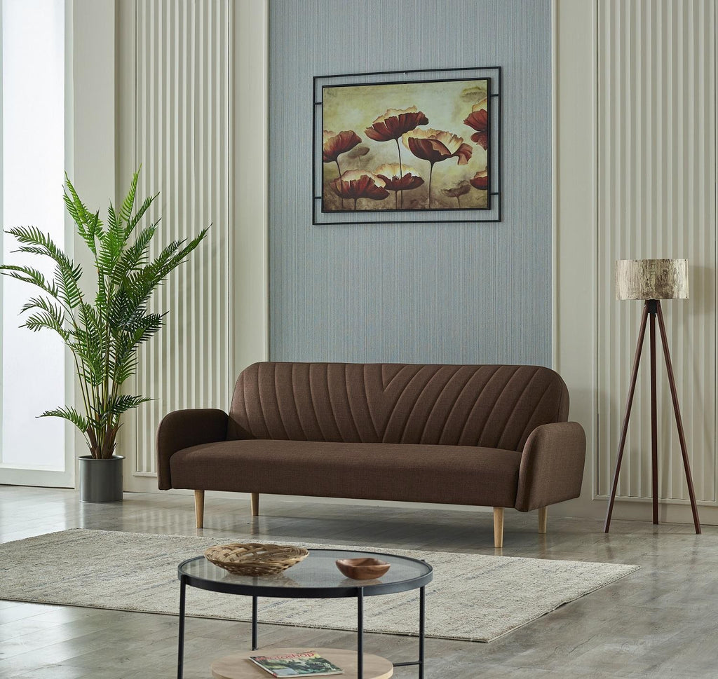 Brown Paradise Sofa Bed from Kensley Home