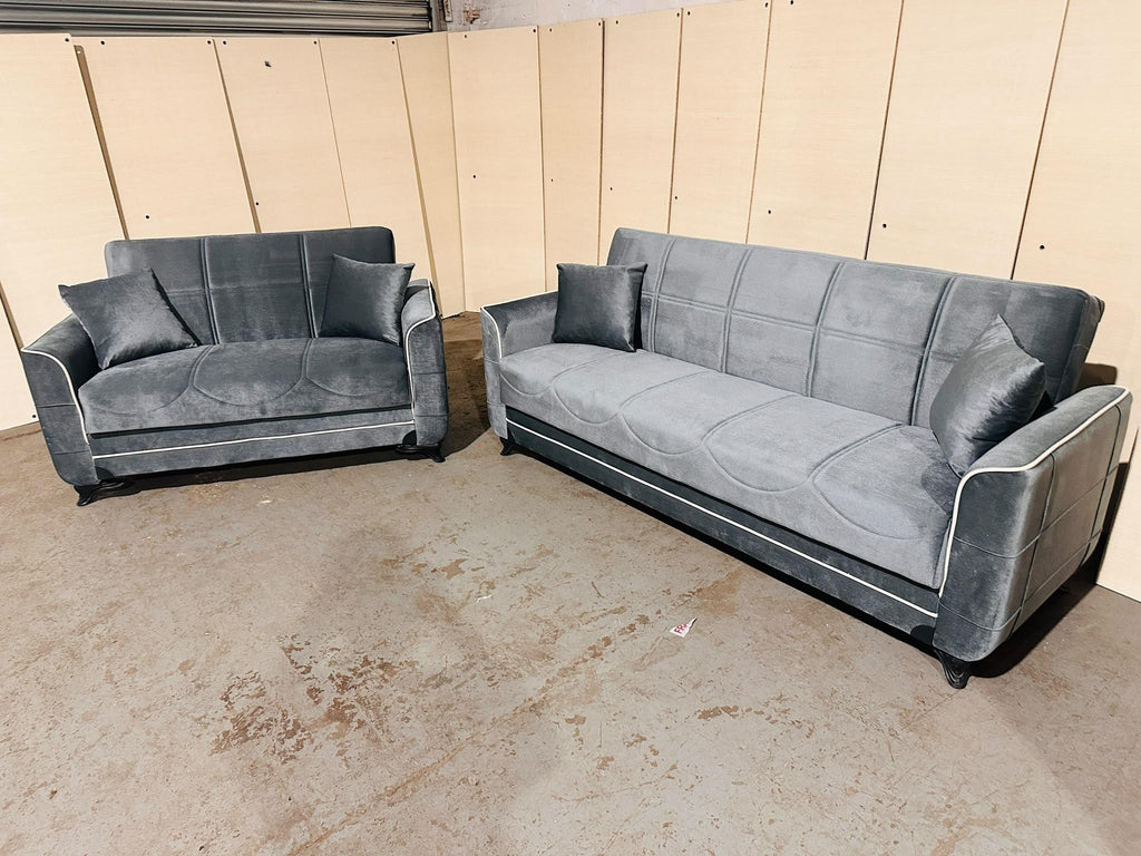 Grey Tual Sofa Bed from Kensley Home